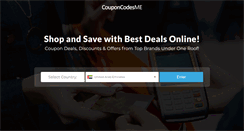 Desktop Screenshot of couponcodesme.com