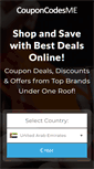 Mobile Screenshot of couponcodesme.com